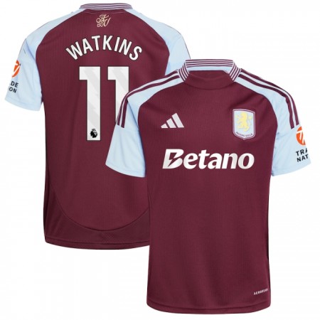 Aston Villa Watkins 11 Hjemme 2024-25 - Fodboldtrøjer (S/S)